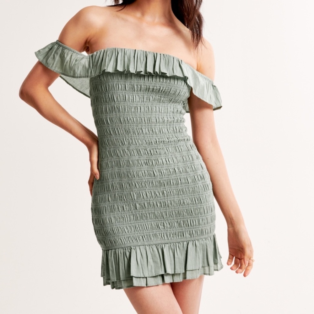 A&F Smocked Mini Dress